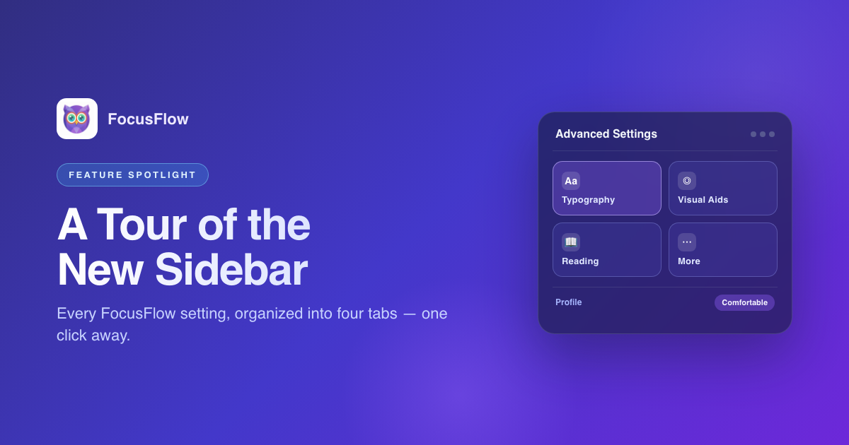 A Tour of the New FocusFlow Sidebar