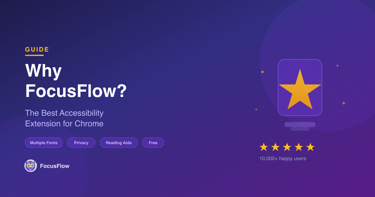Why FocusFlow? What Makes It the Best Accessibility Extension for Chrome
